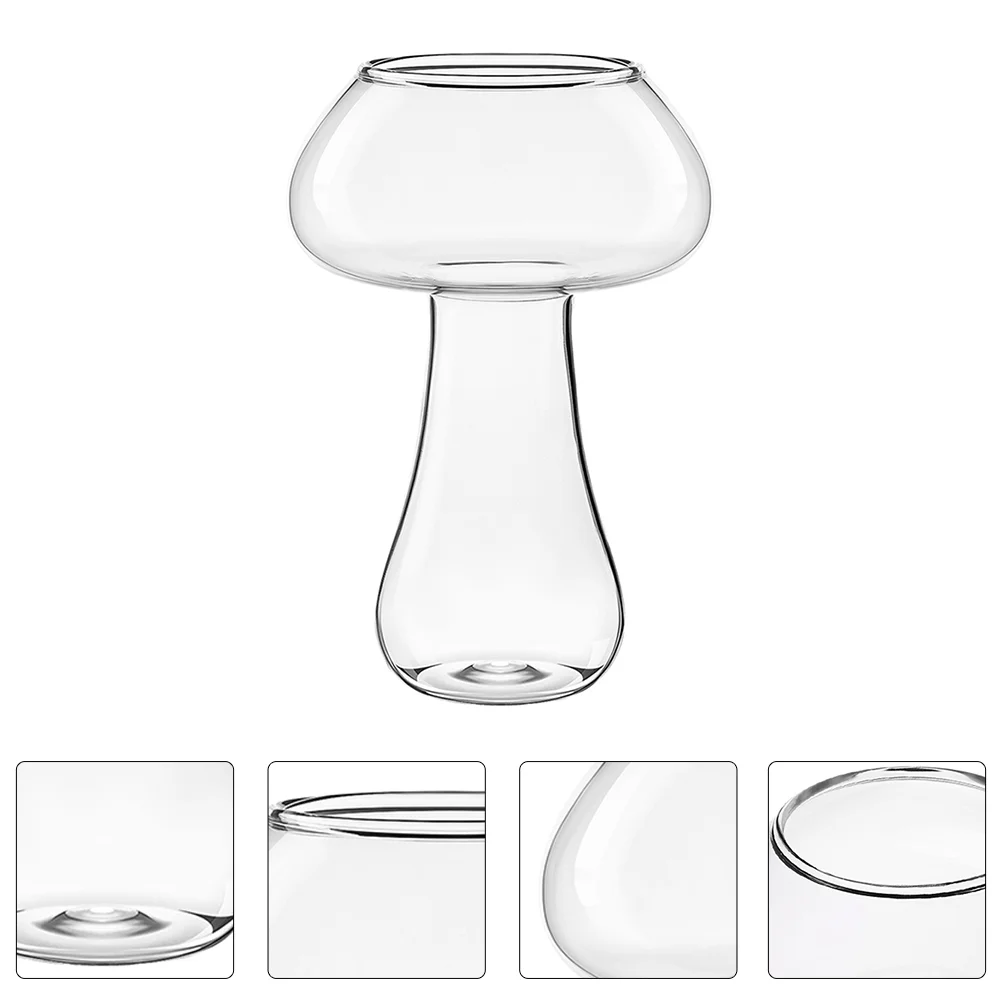 Mushroom Cocktail Glass Cup Novelty Drink Cup Creative Cocktail Cup