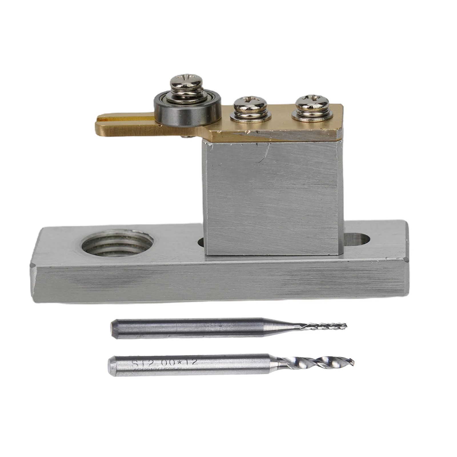 Violin Electric Wire Embedding Bracket With 2x Milling Cutter Violin Luthier Tool Electric Purfling Groove Cutter Parts