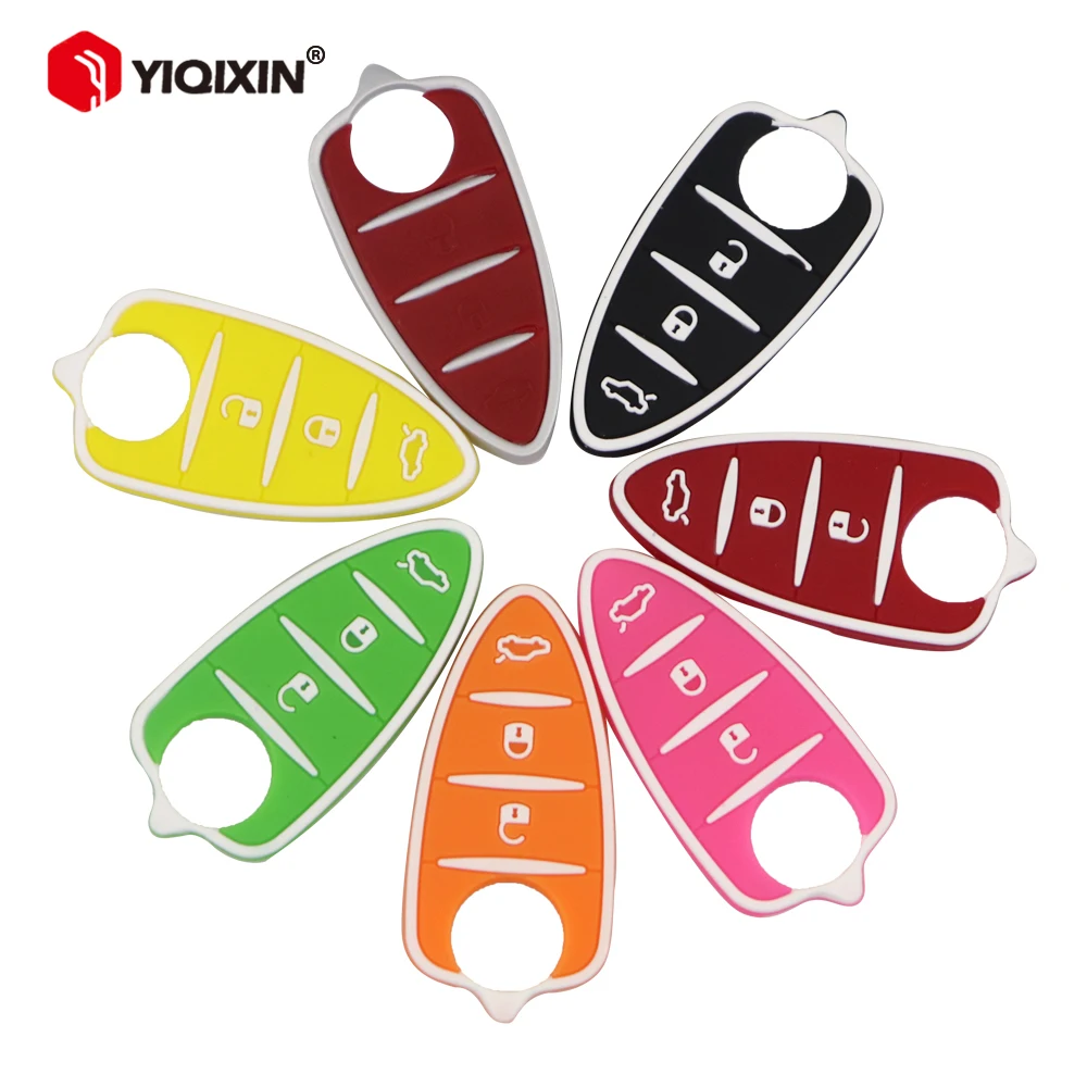 Housse Coque Clé Télécommande Silicone pour Alfa Romeo Mito Giulietta