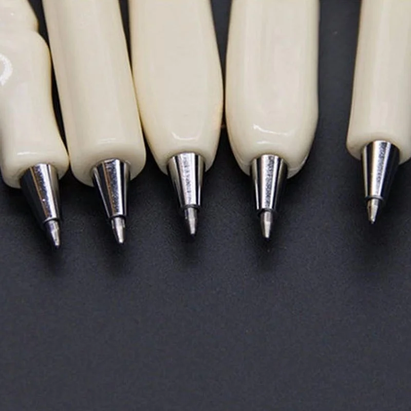 20 Pieces Bone Pens Bone Ballpoint Pen Skull Pen Nurse Pens Novelty Pens  Nurse Accessories Funny Pens Black Skeleton Bone Shaped Pen Medical School  Gifts for Halloween Christmas Valentine's Day 