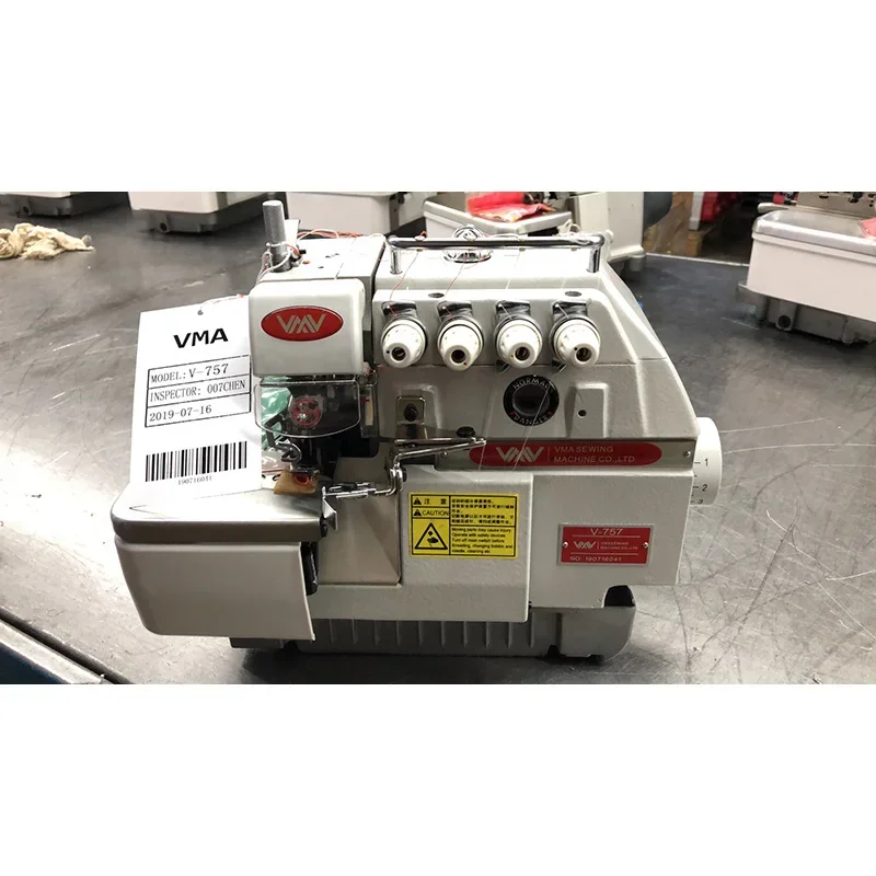 4 Thread Conventional Industrial Overlock Collar Sewing Machine 6000 Rpm