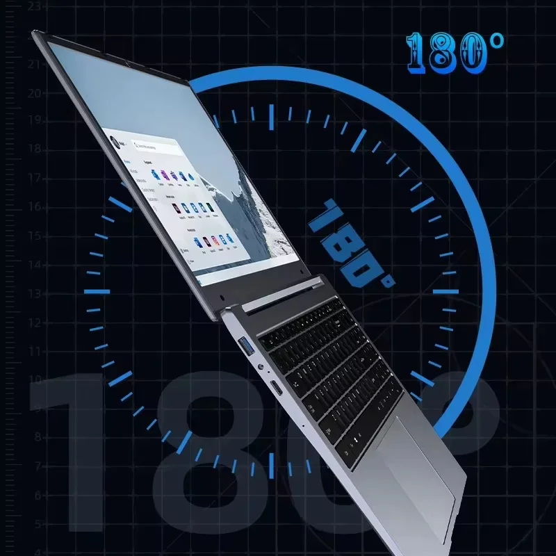 2026 Portable Gaming Laptop Windows 11 Pro Intel Core i9 10980HK 14.1'' Notebook 16GB RAM1TB 2TB SSD 1920*1080 PC Office Laptops - immagine 4