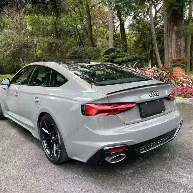 Alerón Trasero Para Audi A5/S5/F5 4 Puertas | ABS Negro Brillante, Fácil Instalación, 2017-2024