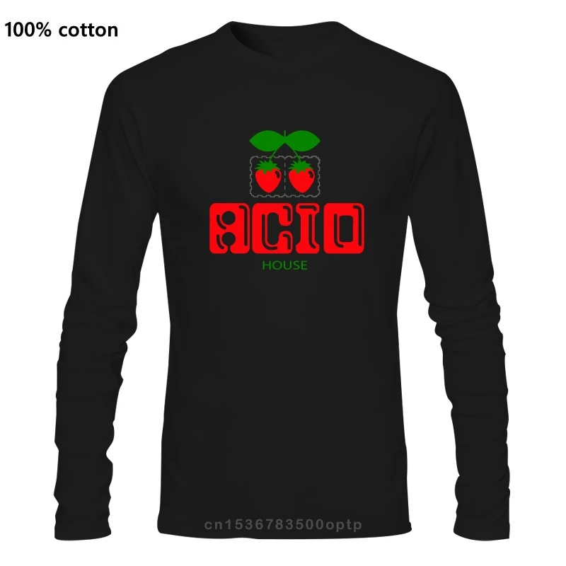 Man Clothing Pacha Acid LSD House Dance Music Rave DJ Mens Ibiza T-Shirt Fashion Large Big Size Tee Shirt |