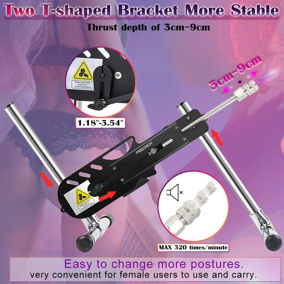 FREDORCH Machine sexuelle de Masturbation pour femmes 3