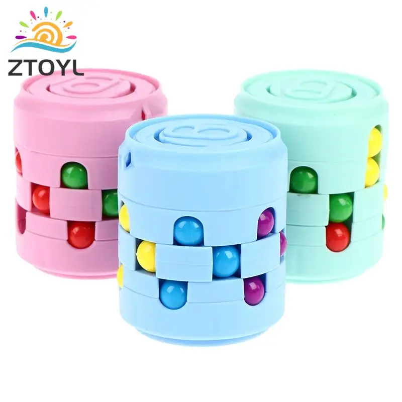 

Can Cube Top Magic Colorful Beans Finger Spinning Relieves Stress Decompression Tool For Children And Adults Brain Game Toy Gift