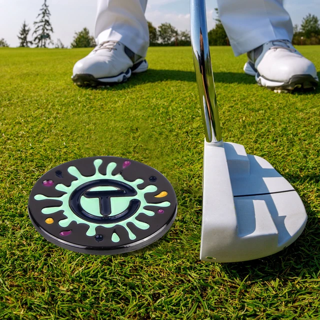 5-20PCS Golf Ball Mark Portable Golf Ball Position Mark Removable Golf Ball Marker Alignment Ball Mark for Men Women Golfer 3