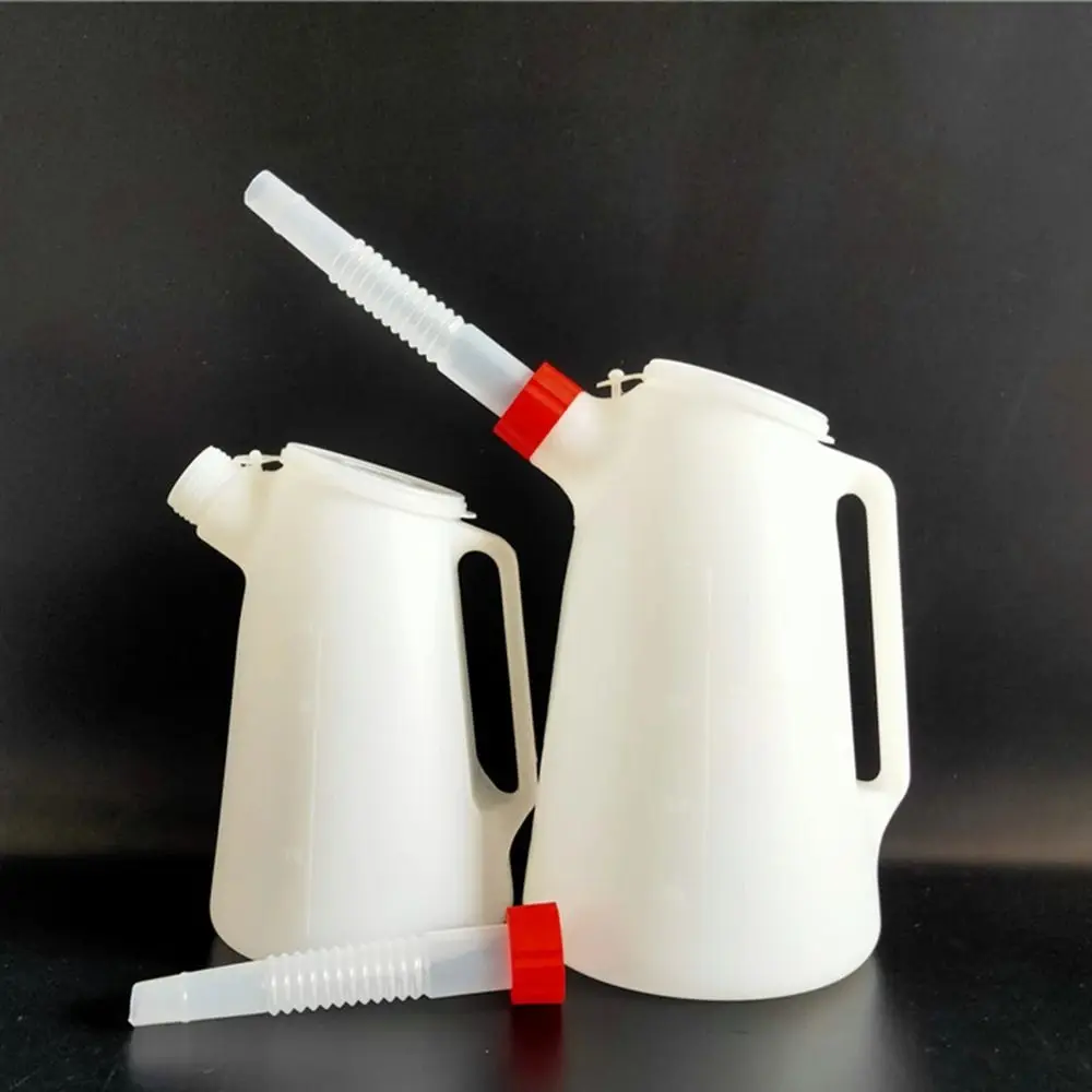 Plastic Oil Measuring Jug 1.2/2/3/4/5 Litre with Pouring Spout Container Oiler Oil Measuring Container For Car Motorcycle plastic oil jug