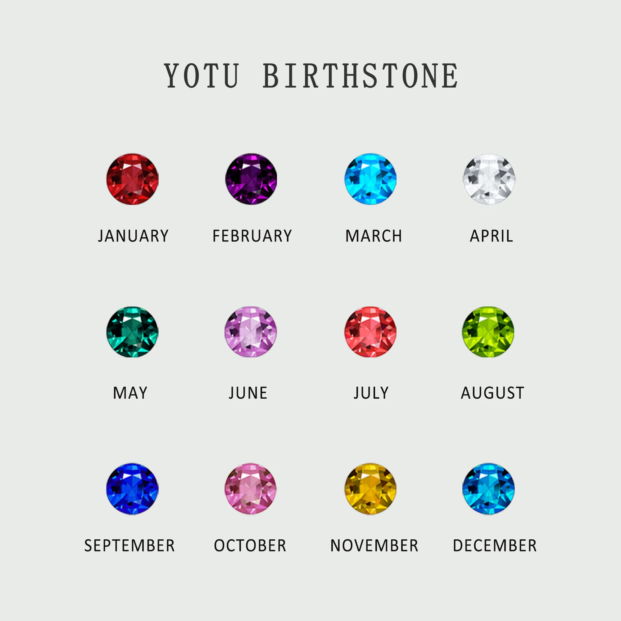 Personalized Engraved Family Name Necklace with Birthstone Multiple Name Love Necklace Gift for Grandmother