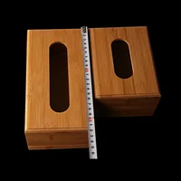 Natural Bamboo Tissue Box Cover Wooden Kitchen Home Car Napkins Holder Dispenser For Office Home Organizer Decoration Tools 1
