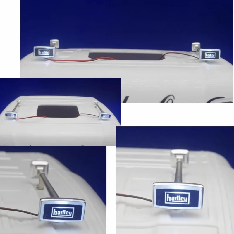Hadley Air Horn Led Logo Light Horn Lamp Per Tamiya 1/14 Rc Truck Scania 770S 56371 Volvo Tractor Rc Trailer Lesu Tamiya Parts