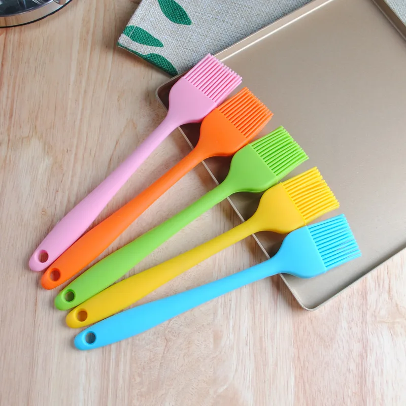 1pcs Silicone BBQ Oil Brush Basting Brush DIY Cake Bread Butter Baking Brushes Kitchen Cooking Barbecue Accessories Eco-friendly
