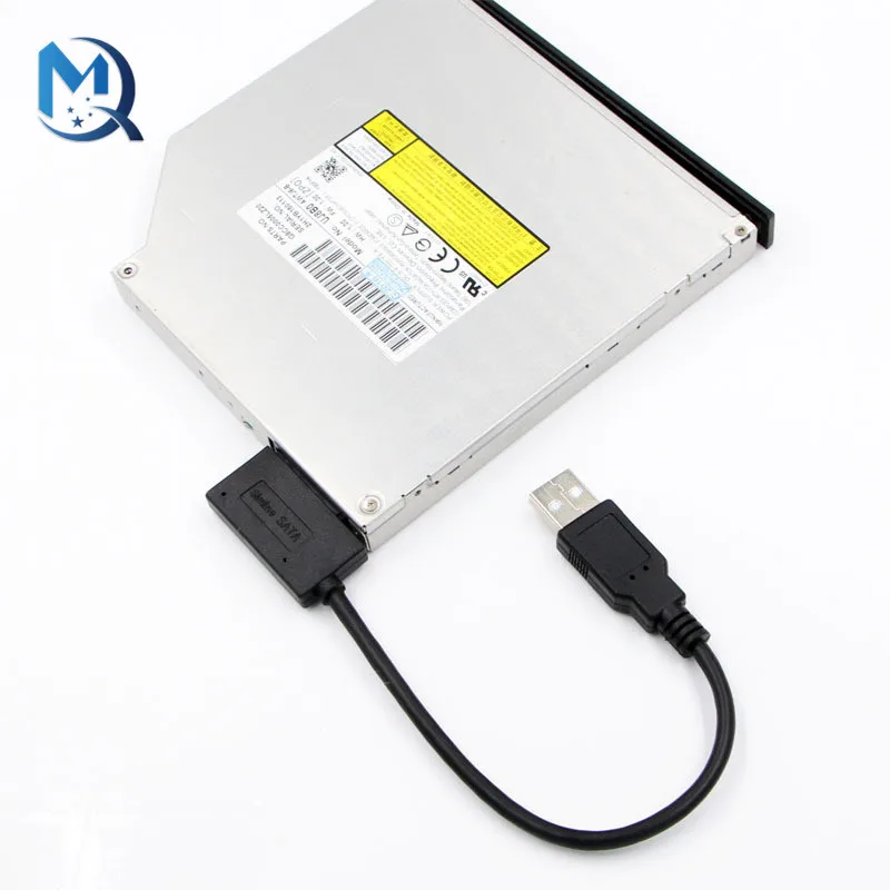 USB 2.0 Adapter Converter Cable Mini Sata II Computer Cables Connectors Notebook CD / DVD ROM Drive 13 Pin 0.35m Sata Usb 2.0