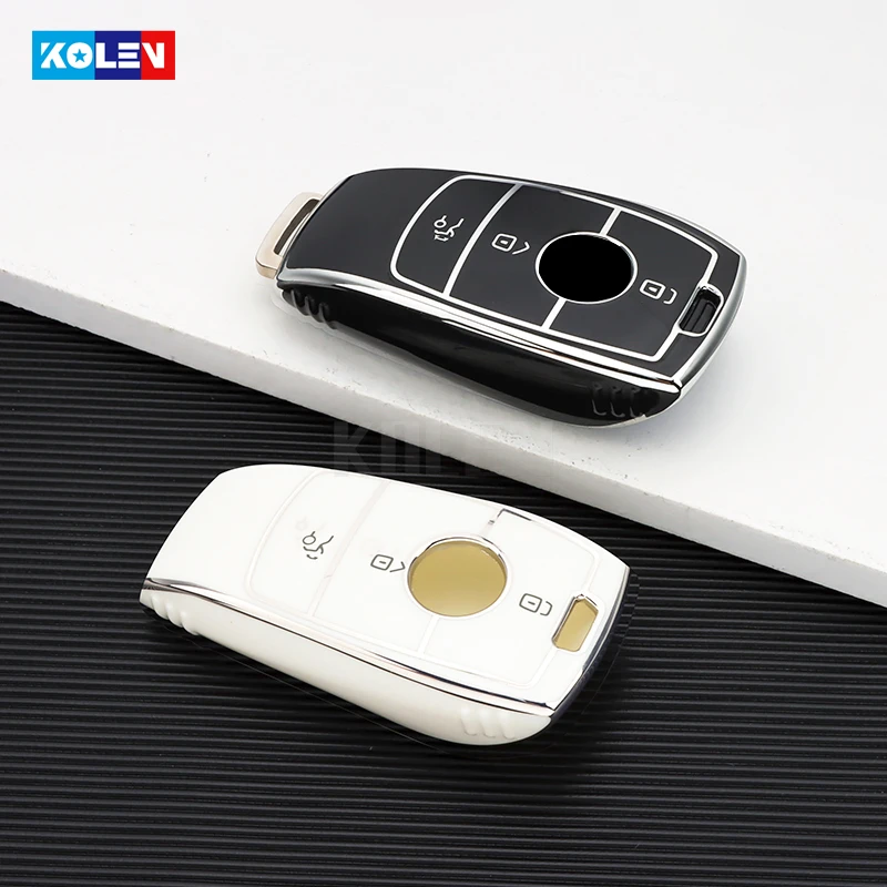 Soft TPU Car Remote Key Case Cover Shell For Mercedes Benz A C E S G Class GLC CLE CLA GLB GLS W177 W205 W213 W222 X167 AMG Fob key case key case cover car key shell remote control case cover