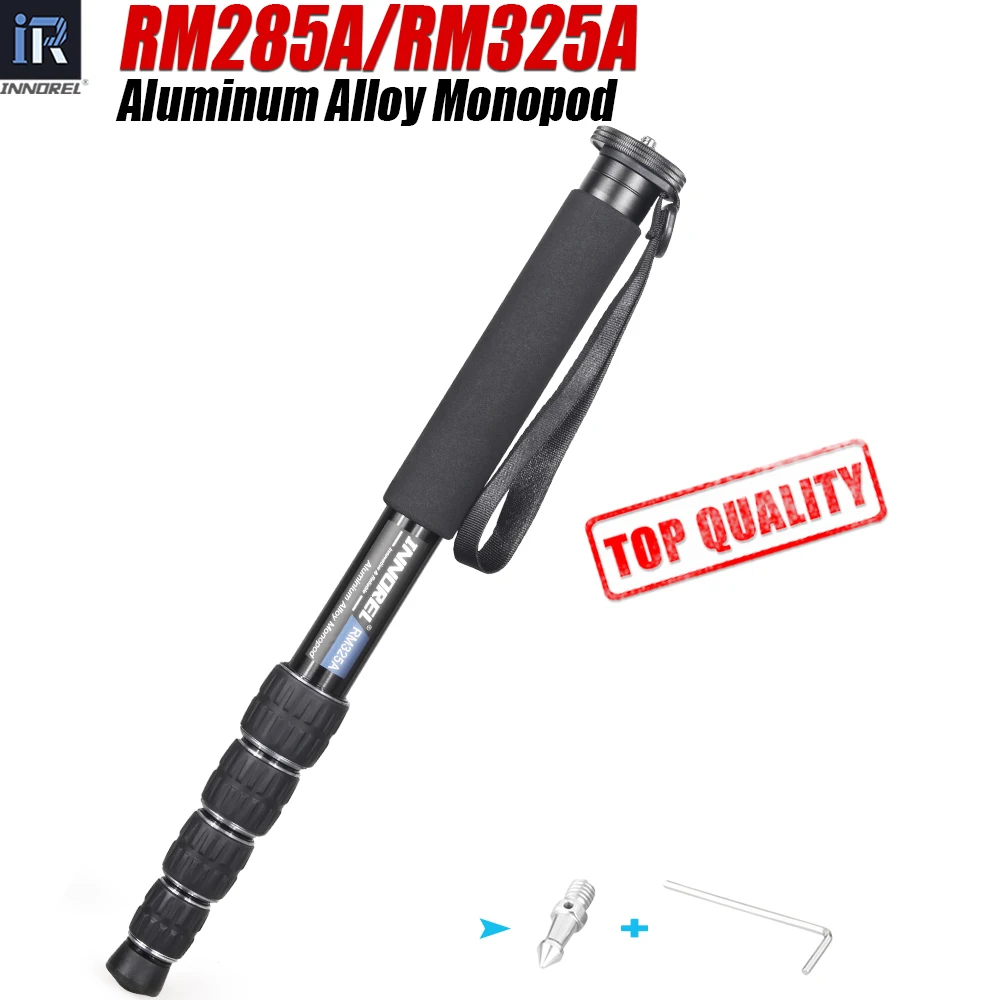 INNOREL RM285A/RM325A Professional Aluminum Alloy Camera Monopod Canon Nikon Sony DSLR Camcorder Video Stand Load 10/12kg