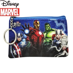 Disney Marvel Spider-Man New Children's Coin Purse High-quality Large-capacity Boy's Coin Purse PU Zipper Fashion Small Wallet