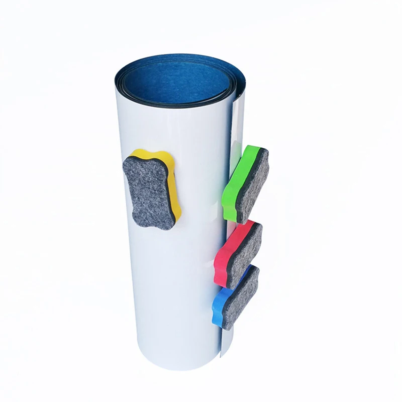 Magnetic Eraser White Board Cleaning Supplies Bone-shaped Office School Stationery Supplies Adsorption Blackboard Cleaner pencil erasers