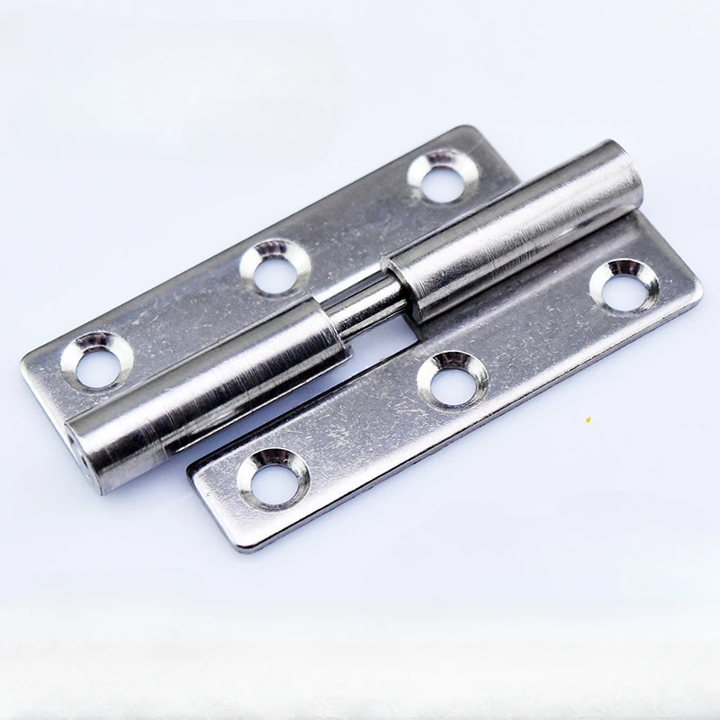 

304 Stainless Steel Detachable Hinge, Flat Open Cabinet Door, Industrial Heavy-duty Hinge Household Door Hardware Accessories