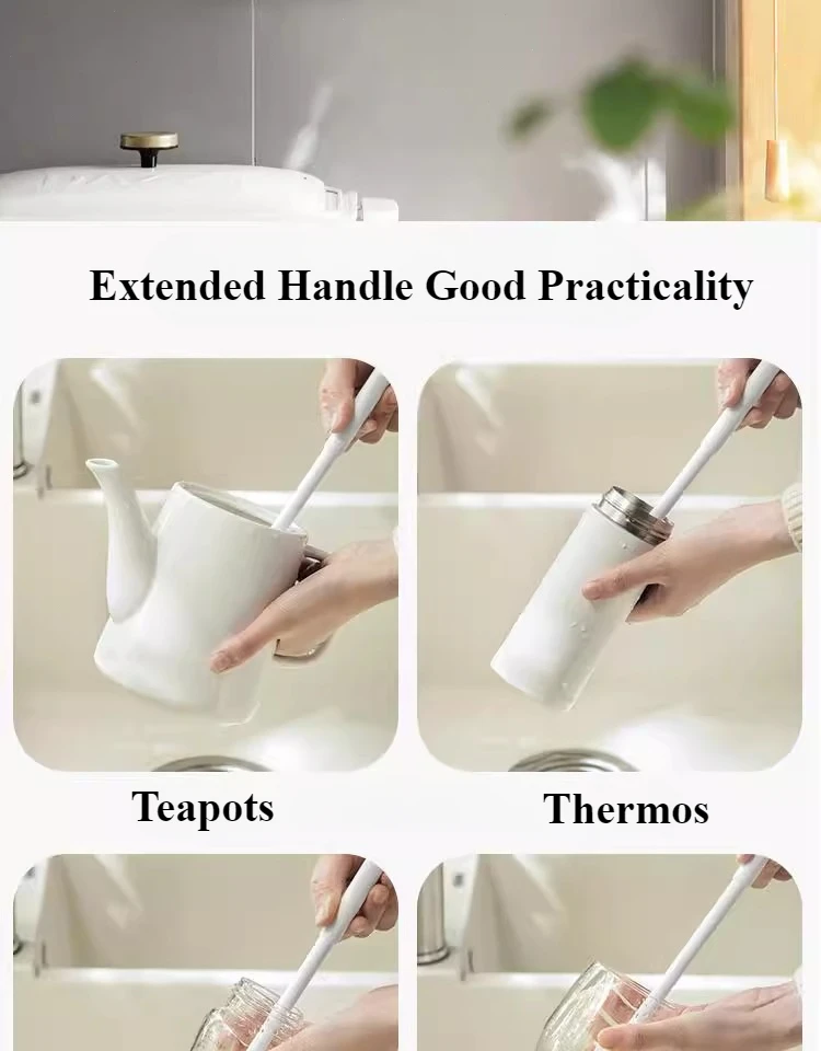 Diskborste för flaskor och glas med långt handtag_voghion.com