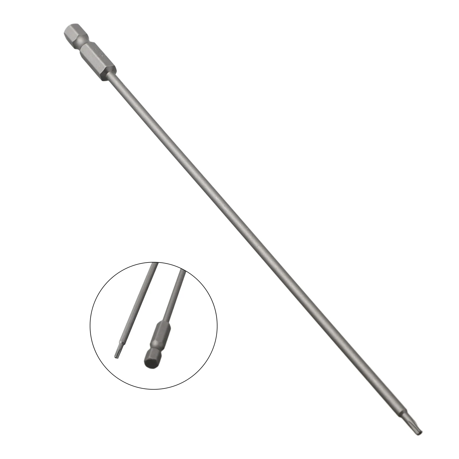 1PC 200mm 7,78In Hohl Torx-schraubendreher Bit Hex Schaft T8/10/15/20/25/27/30/40 Werkzeug Für Exakte Schraube Unscrew Schraubendreher Bits – Detail 5