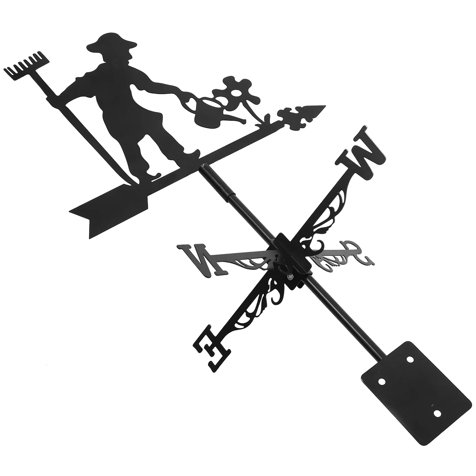 

Farmer Sign Back Yard Decorat Outdoor Backyard Decorations Wrought Iron Decorative