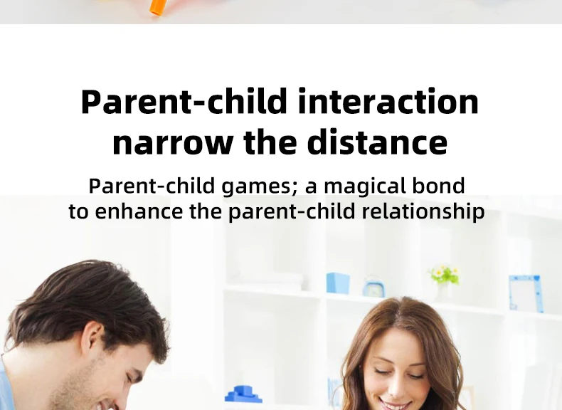 Interaktives Brettspiel für Eltern und Kinder, Spielzeug zur Förderung von Geschicklichkeit und Denkvermögen, Partyspiel_voghion.com