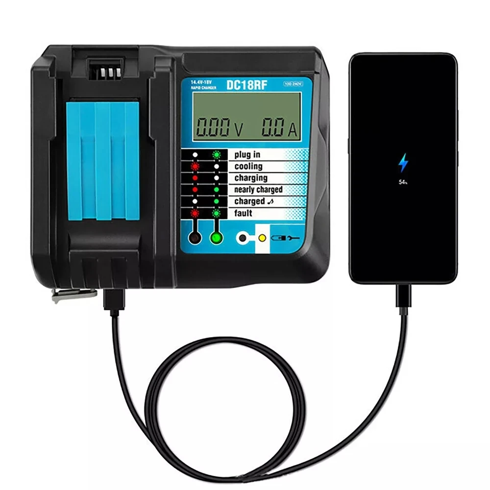 DC18RCT Li-ion Battery Charger for Makita Charger 18V