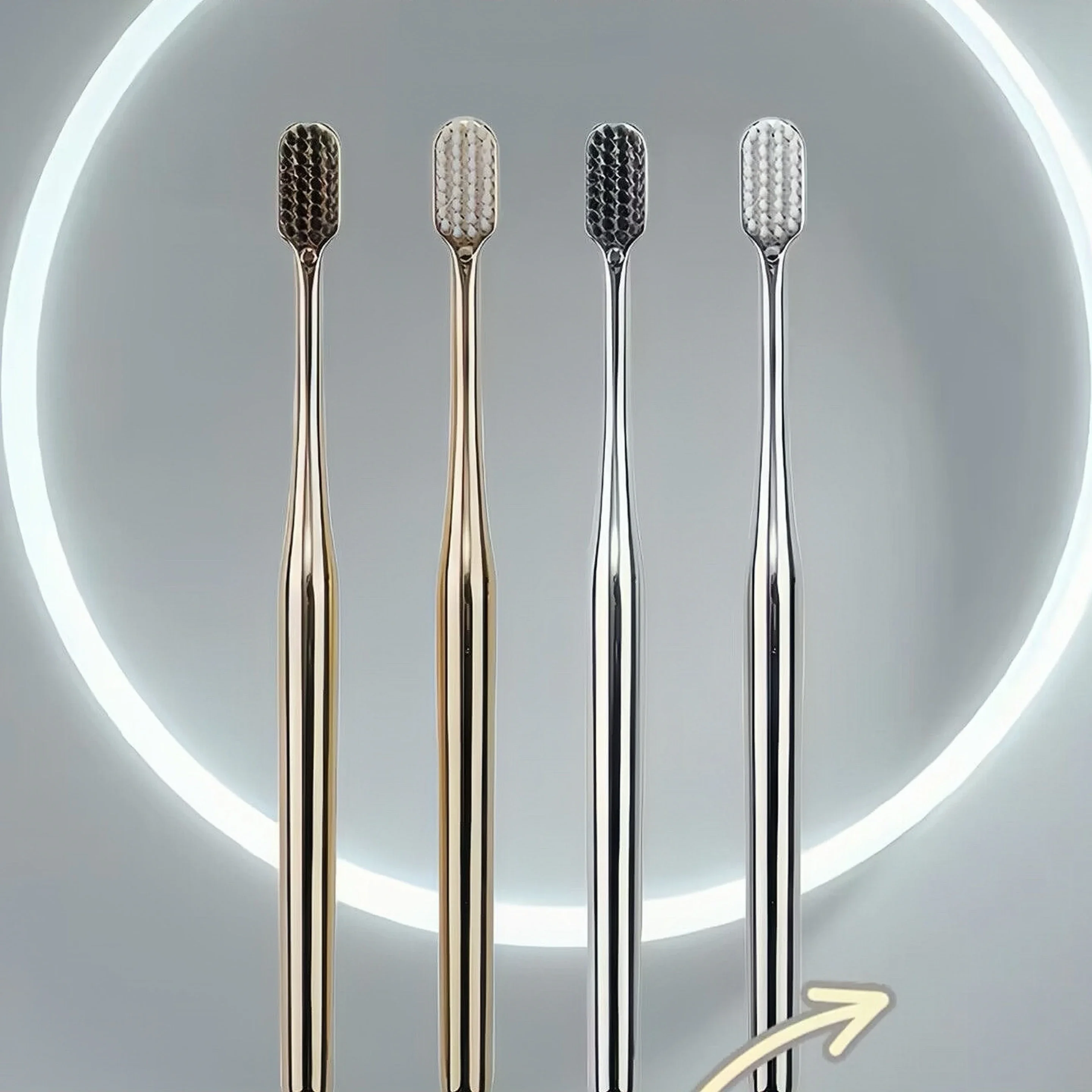 Advanced Soft Bristle Manual Toothbrush Sensitive Gum Deep Cleaning Travel