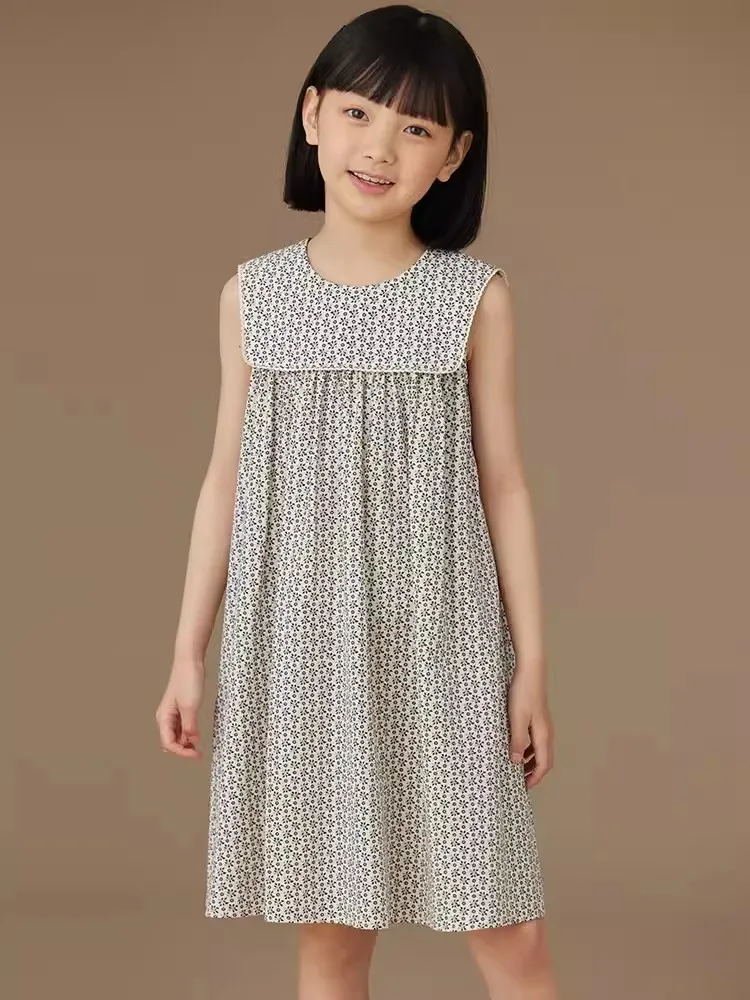 sisters-new-summer-dress-for-girls-embroidery-child-skirt-princess-girls-holiday-dresses-children's-clothing-from-4-to-15-years