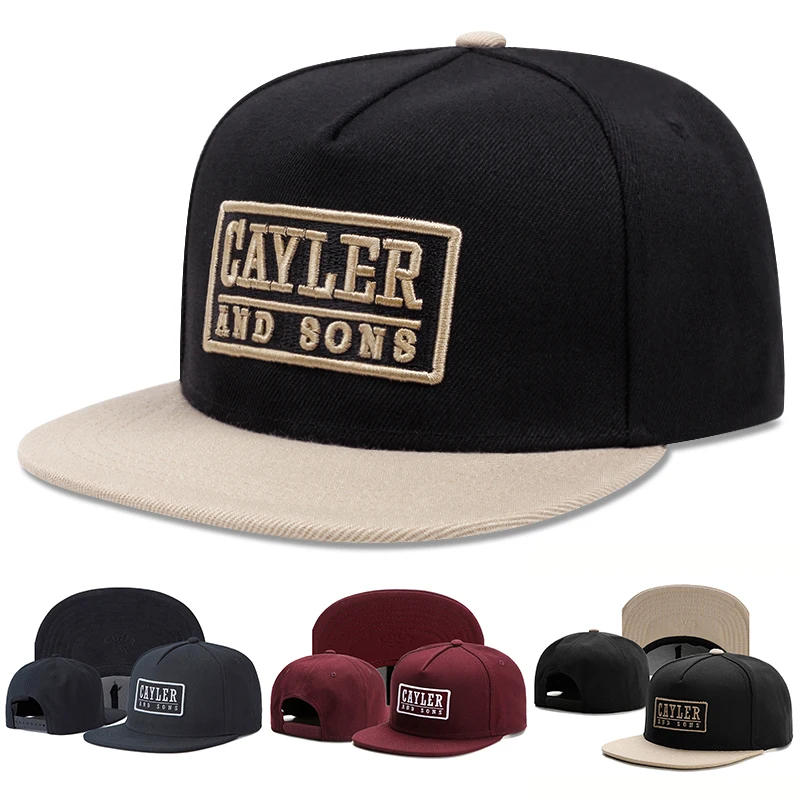 CAYLER Stickerei Hiphop Baseball Cap Snapback Hut Erwachsene Sonnenschutz Hut Unisex Einstellbare Hip Hop Baseball Caps Cowboy Hut ﻿ – Detail 3