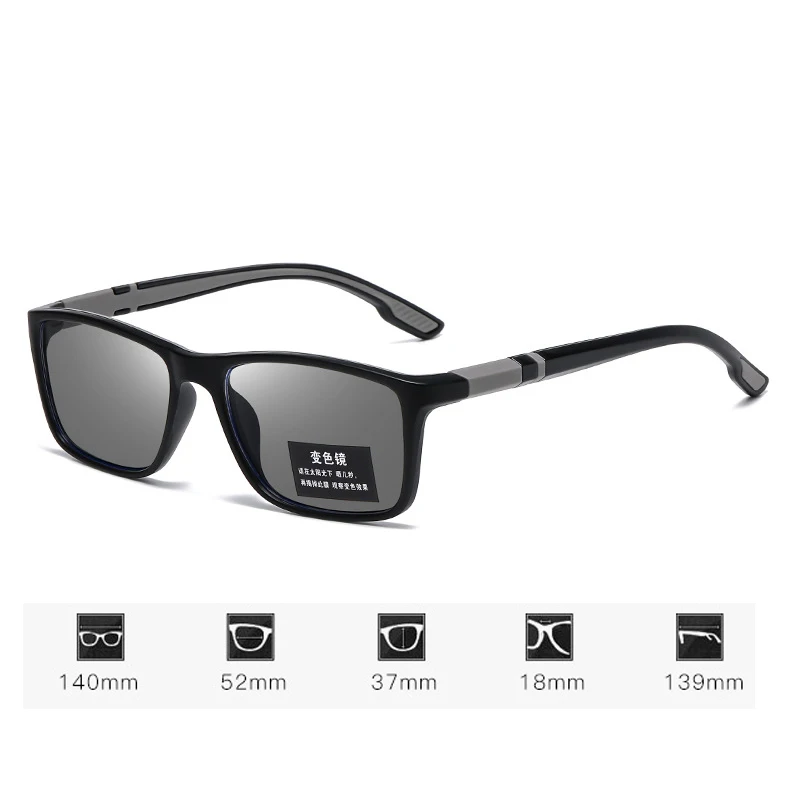 Ultralight Photochromic Bifocal Reading Glasses for Women Men Vintage TR90 Sports Near&far Sight Eyeglasses Diopter +1.0+1.5+4.0 6