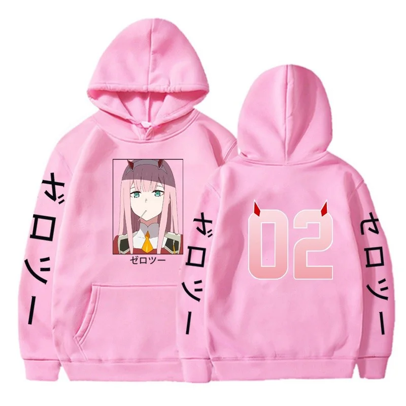 Zero Two Athetic Darling In The Franxx Sudaderas Con Capucha