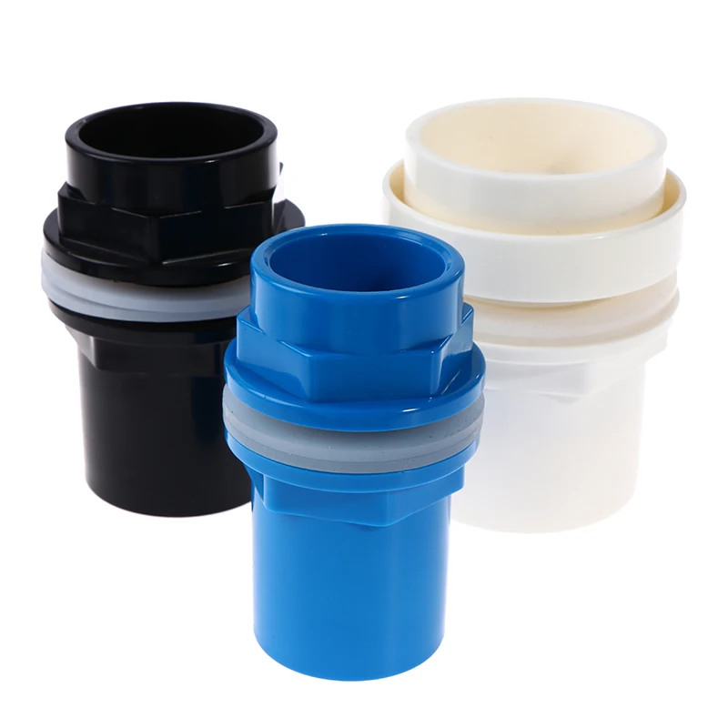 20-50mm PVC Connectors Thicken Fish Tank Pipe Garden Drain Pipe Adapter aquarium tubing connectors