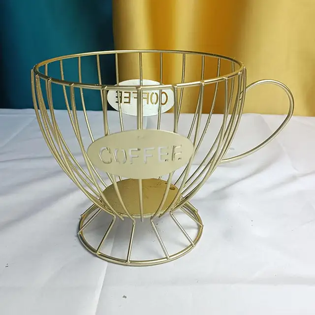 Kávé Hüvelyek Szervező Tároló Kosarak Üreges Vas K -Kupa Tartó Kapszula Sundries Doboz - Image 4