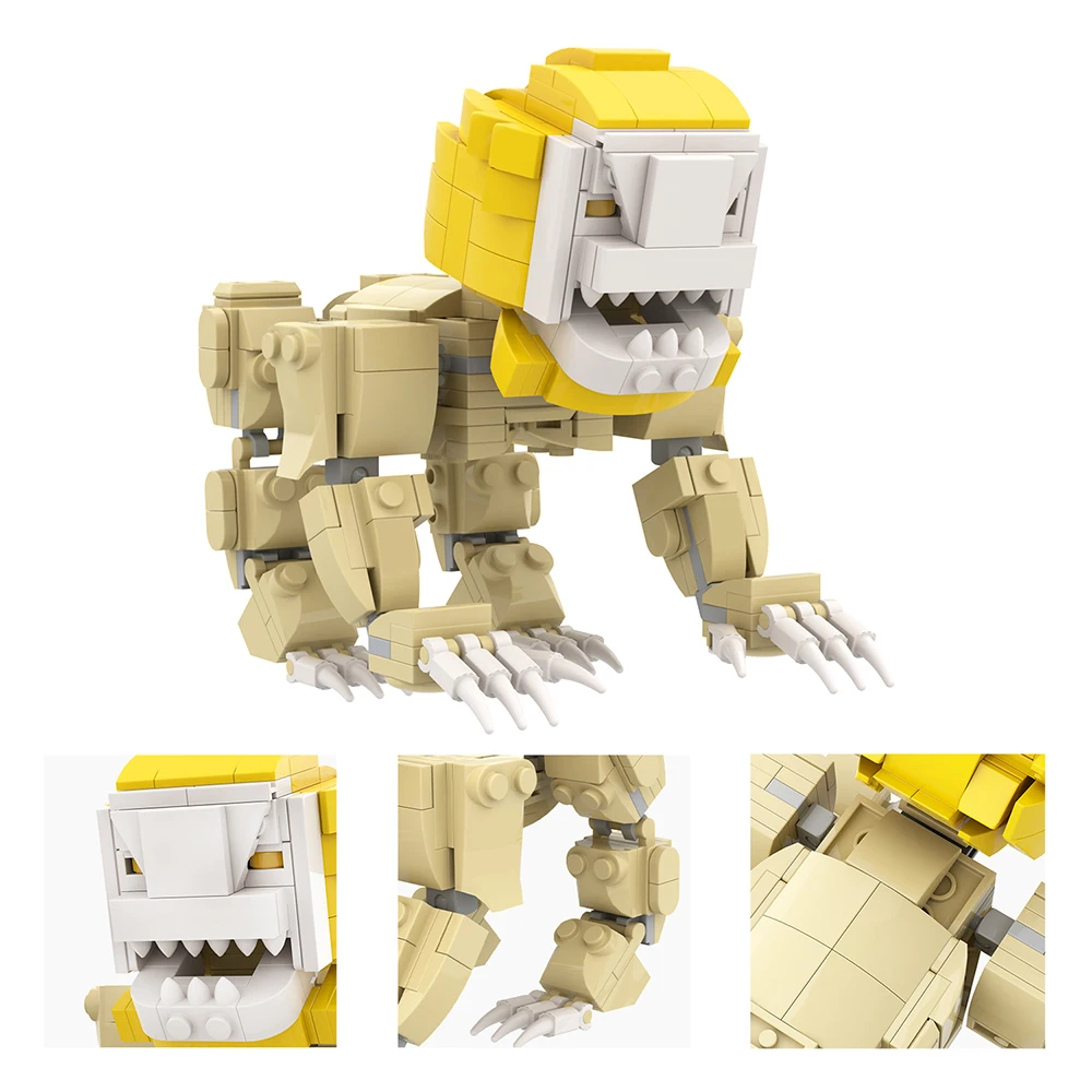 MOC Attack On Titan Giant Brick Anime Action Figure Rumbling Cannon Weapon Building Blocks Toys For Children Creative Birthday Gift