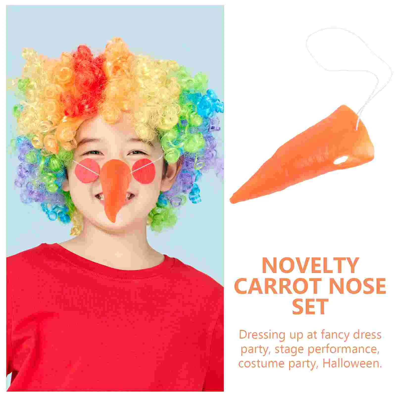 3 Pcs Carrot Nose Replaceable Snowman DIY Accessories Cosplay Decorsnowman Dressing Funny Props Vinyl Decorating Child