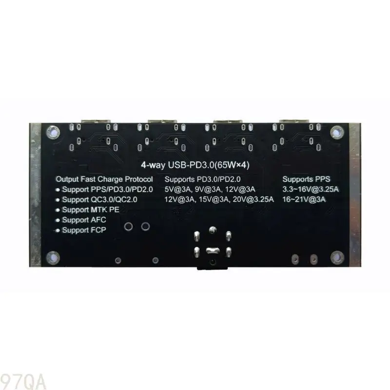 97QA 4-Way PD65W Fast Charging Module Type C Interfaces Fast Charging Board for Phone