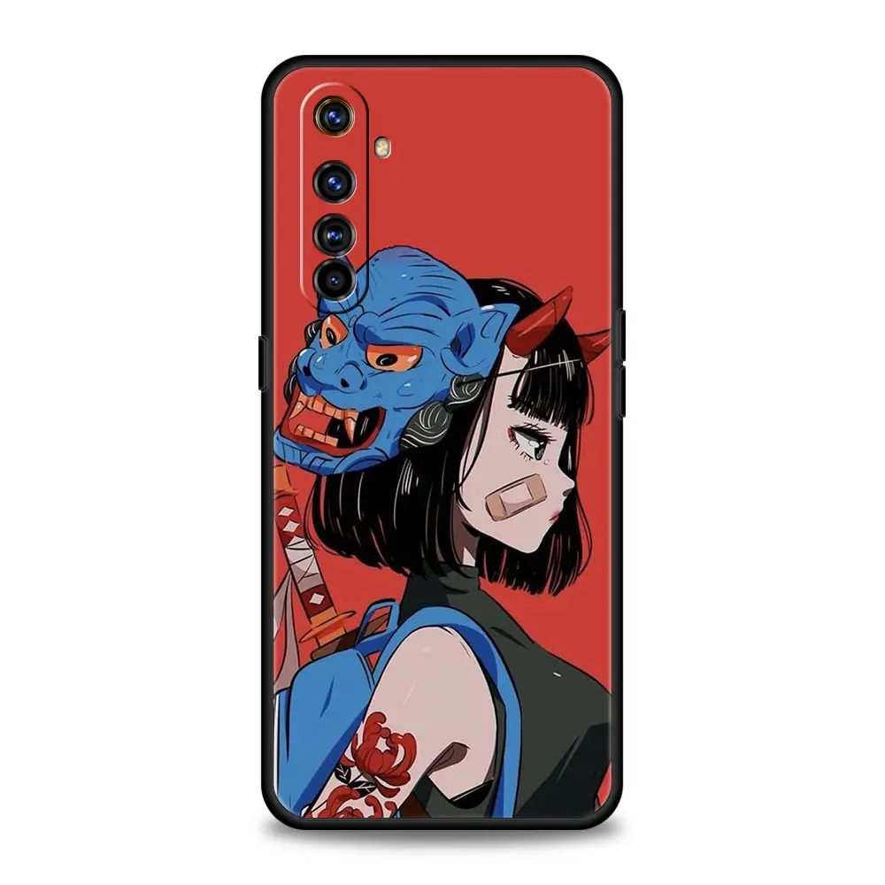 Japanese Style Anime Girl Phone Case - Artistic Cover