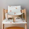 Ins Korean Style Cartoon Baby Growth Chair Cushion Suitable For Stokke Children's Dining Chair Anti-dirt Cushion 1