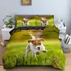 2022 Cute Jack Russell Dog  Luxury Queen King Single Bedding Set Duvet Cover With Pillowcase For Kids Adult Bedclothes 4