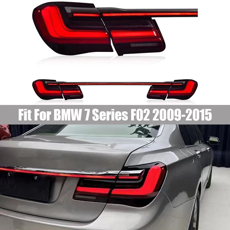 

Подходит для BMW 7 серии F02 2009 2010 2011 2012 - 2015 модификация в сборе заднего фонаря G12 новая фотопередача через задний фонарь