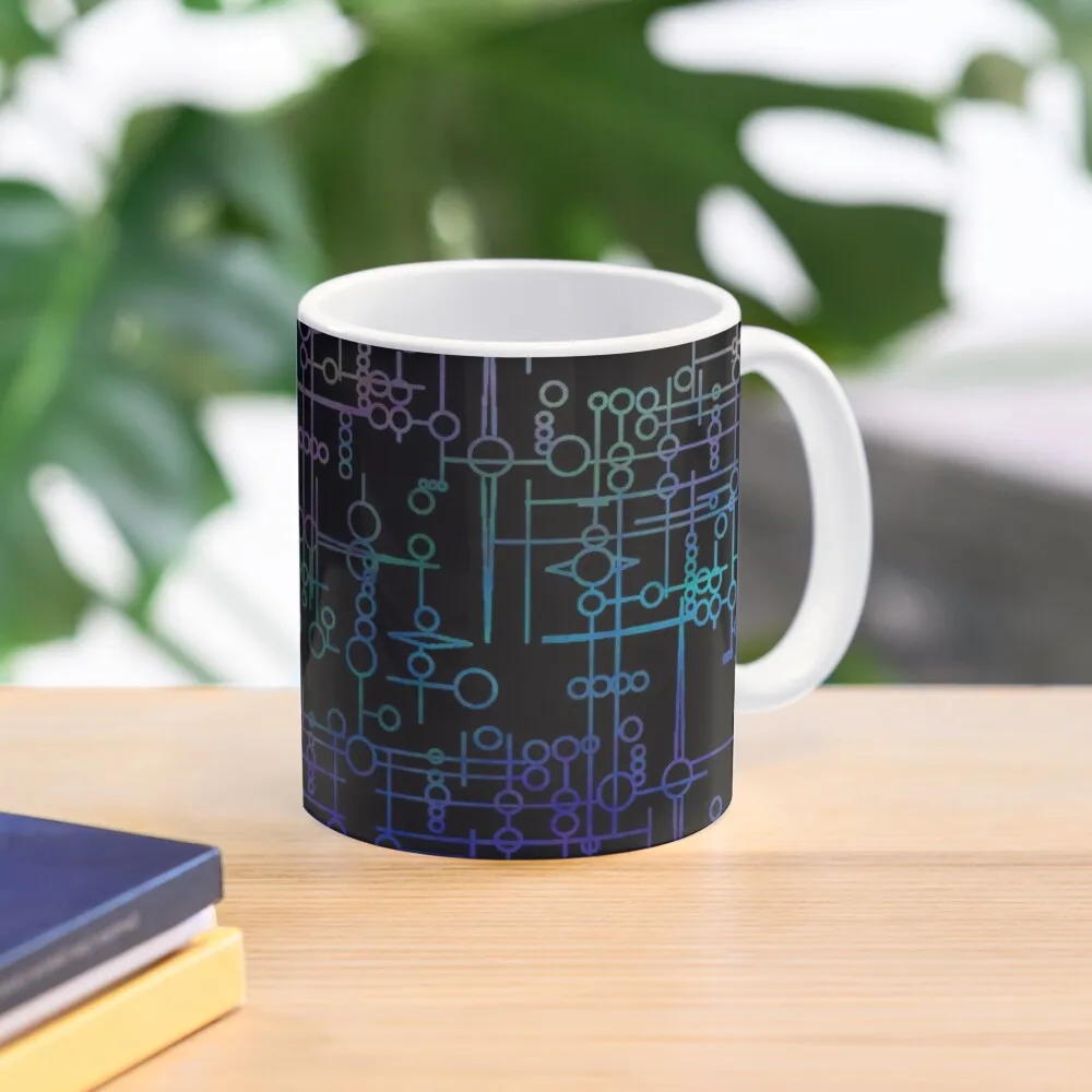 

Multi Coloured Kree Symbols Coffee Mug Travel Cup Cups And Mugs Kawaii Cup Coffee Mugs