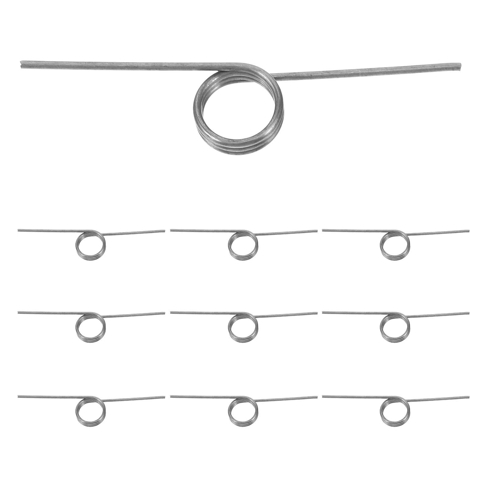 10 Pcs Replace Trash Can Accessories Springs Stainless Steel Metal Torsional Lid