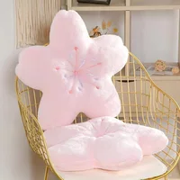 Cherry Blossom Throw Pillow Cute Flower Soft Sofa Cushion Back Support for Couch Office Home Decoration 1
