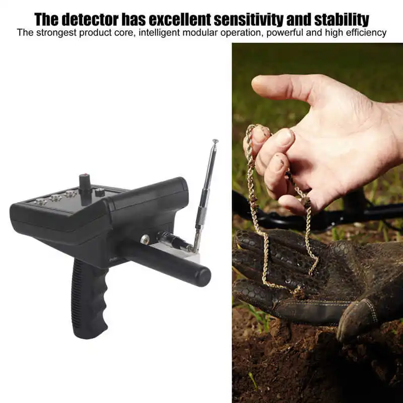 1000m Underground Search Detector 15m Depth Outdoor Search Detector with Earphone for Silver Gold Copper