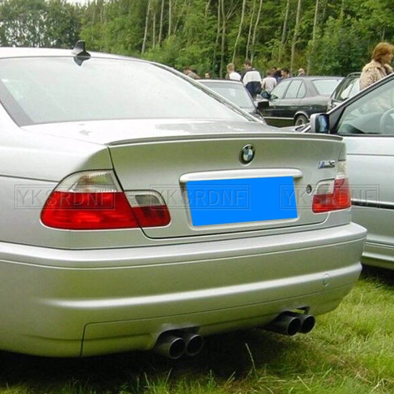 ABS 블랙 스포일러 세단 탄소 섬유 리어윙 자동차 액세서리, M3 스타일, 1998-2006 년 BMW 3 시리즈 E46