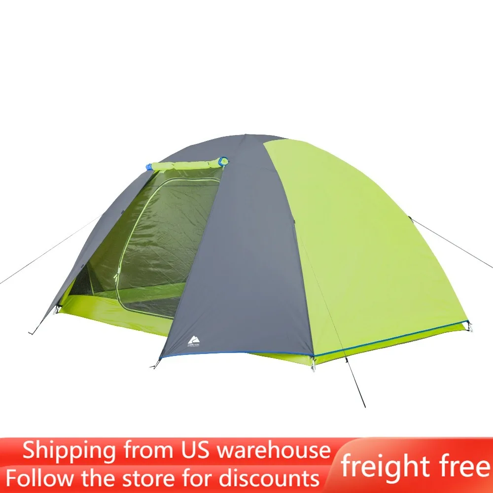 

6-Person Three Season Dome Tent Camping Supplies Freight Free Nature Hike Travel Equipment Tents Shelters Hiking Sports