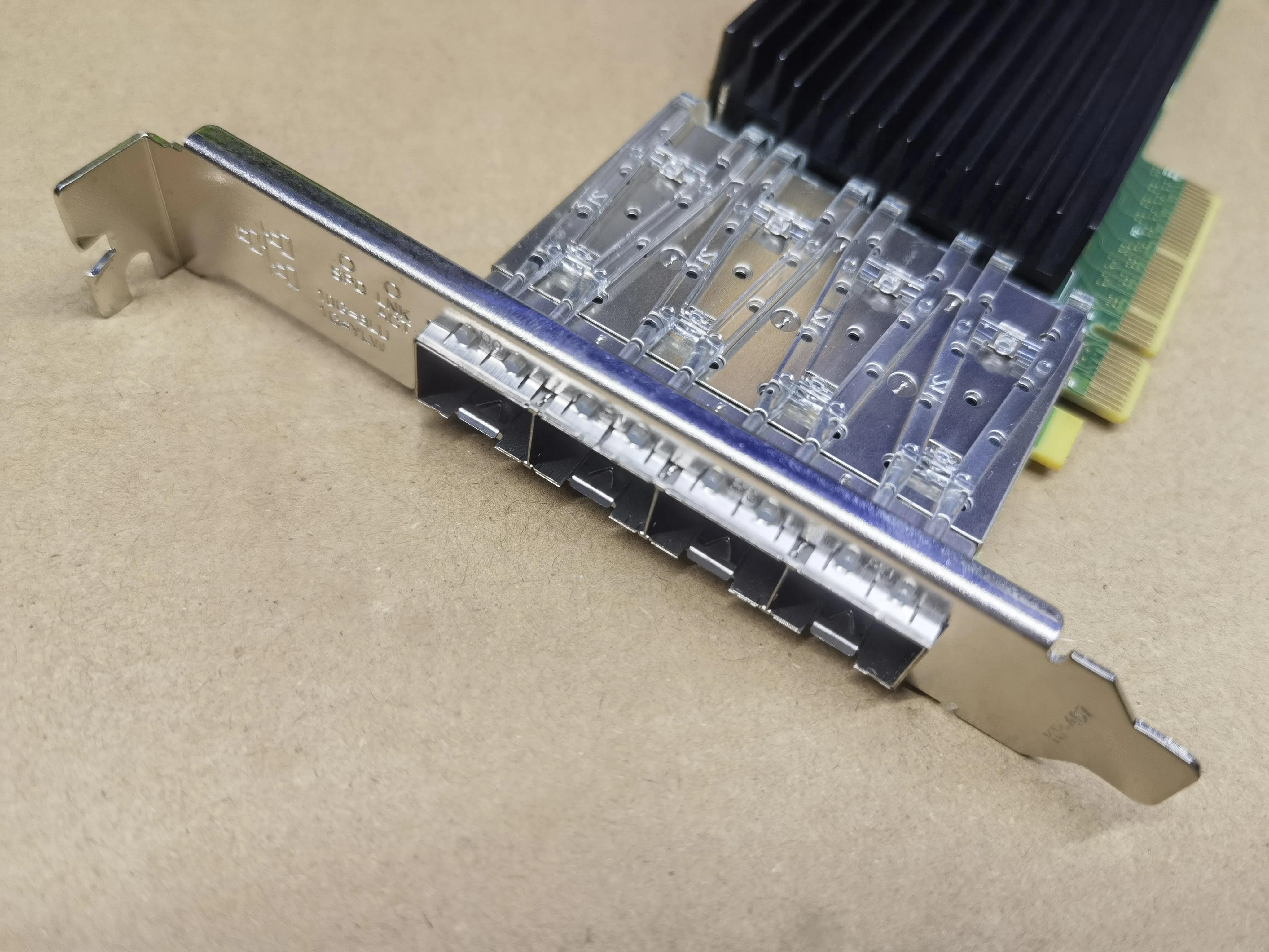 실리콘 PE310G4I71L-XR 네트워크 카드, 쿼드 포트 PCIe x8 X710, V3.3, 10Gb