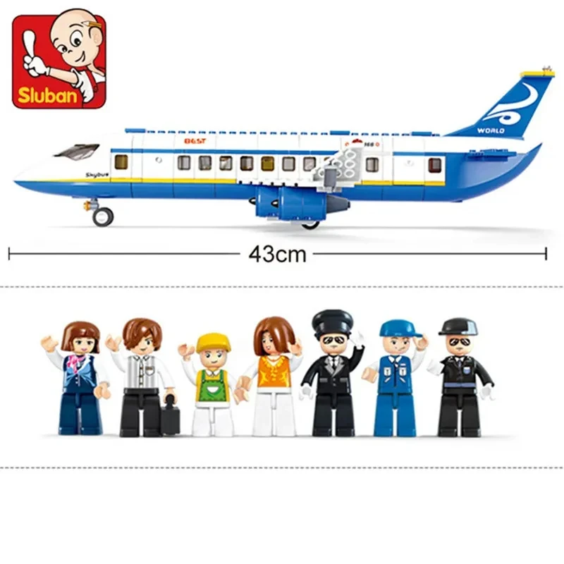 Creative City Airbus Cargo Aircraft Plane Building Blocks Air Ambulance Airplane Model Bricks Educational DIY Toys For Kids Boys 4