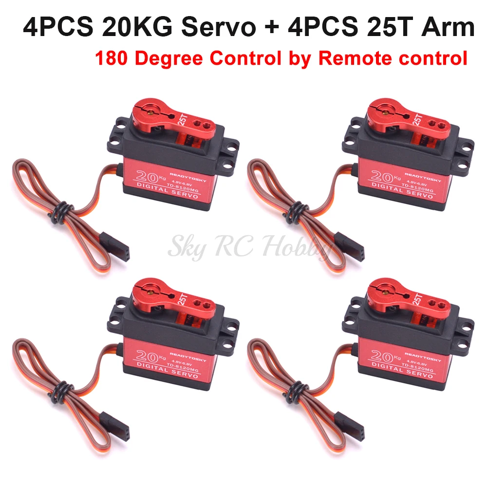 Servo 20KG démonté montrant engrenages métalliques et circuit interne
